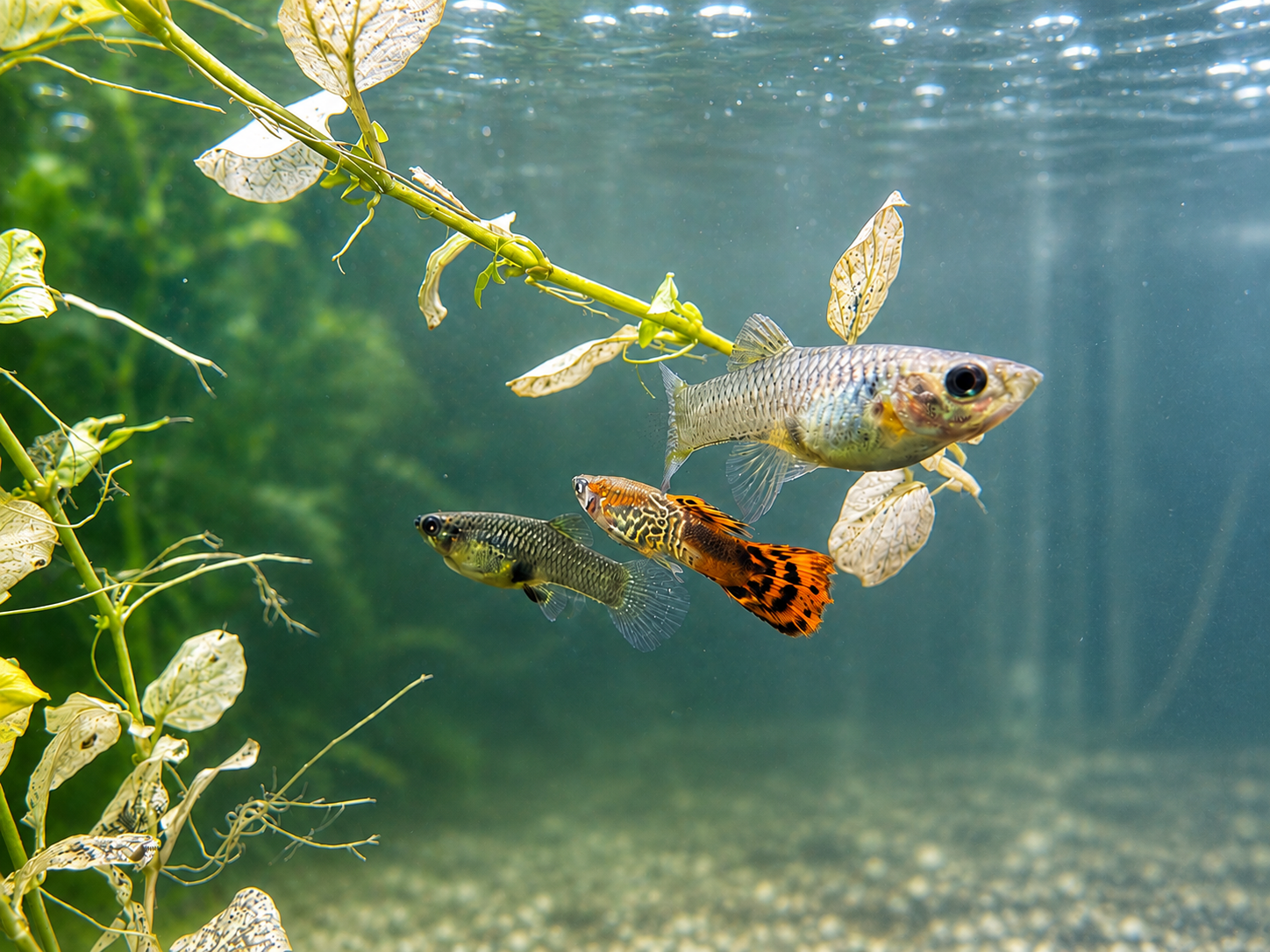 Common assorted Guppies
